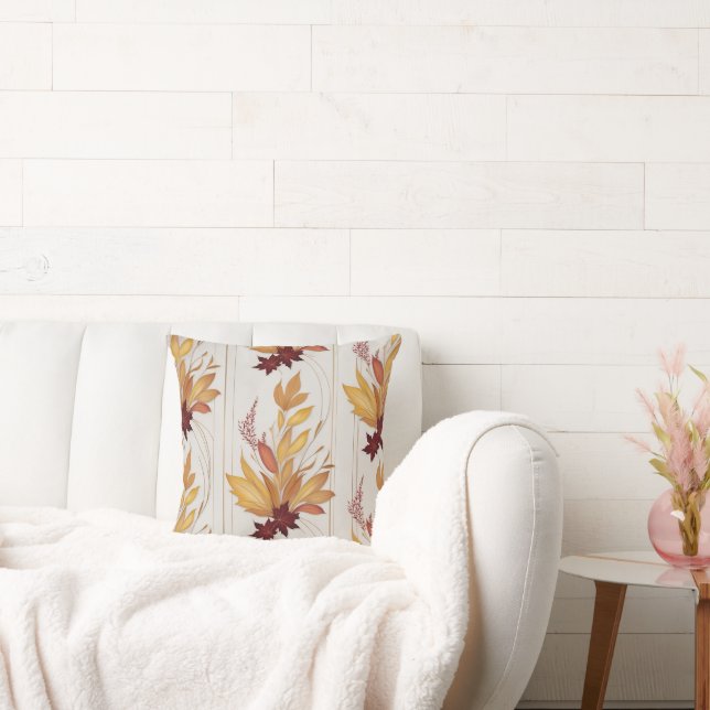 Un coussin rempli de vibes d'automne (Canapé)