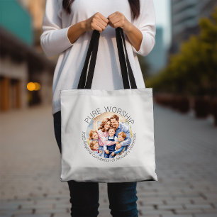 Un culte pur Sac fourre-tout de famille heureux