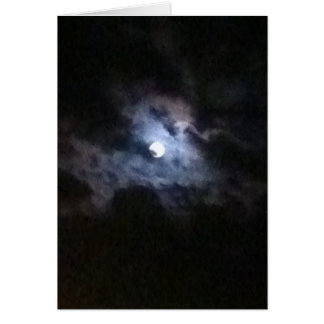 Un cygne dans la Pleine lune