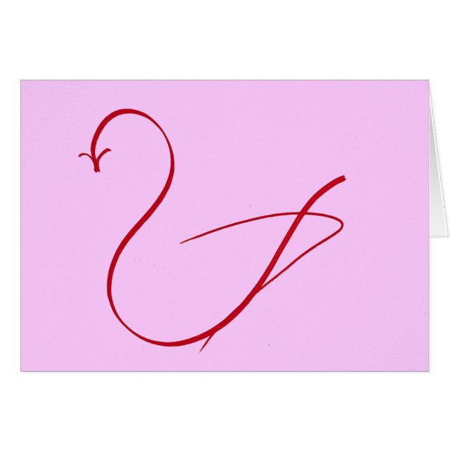 Un cygne simple (Devant horizontal)