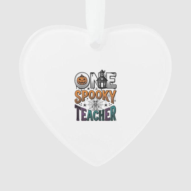 Un design vectoriel Halloween d'un professeur effr (devant)