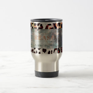 Un désordre de tasse de café de voyage de raison