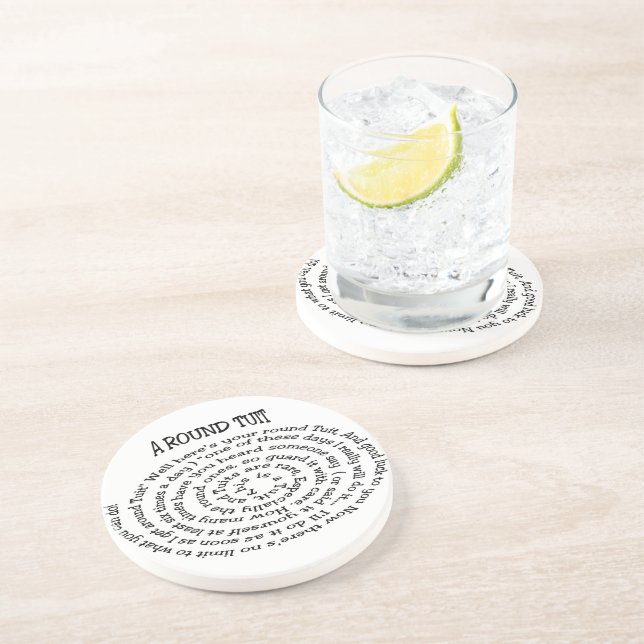 Un Dessous de verre Tour Rond (Côté)