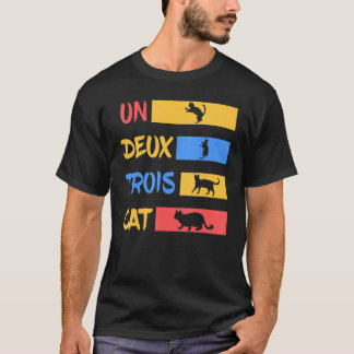 Un Deux Trois Katzenfarben T-Shirt