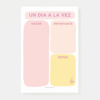 Un Día a la Vez - Post-it Notes Klebezettel