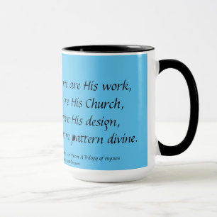 Un DIEU EST la tasse Stephanie Hutchinson du vers