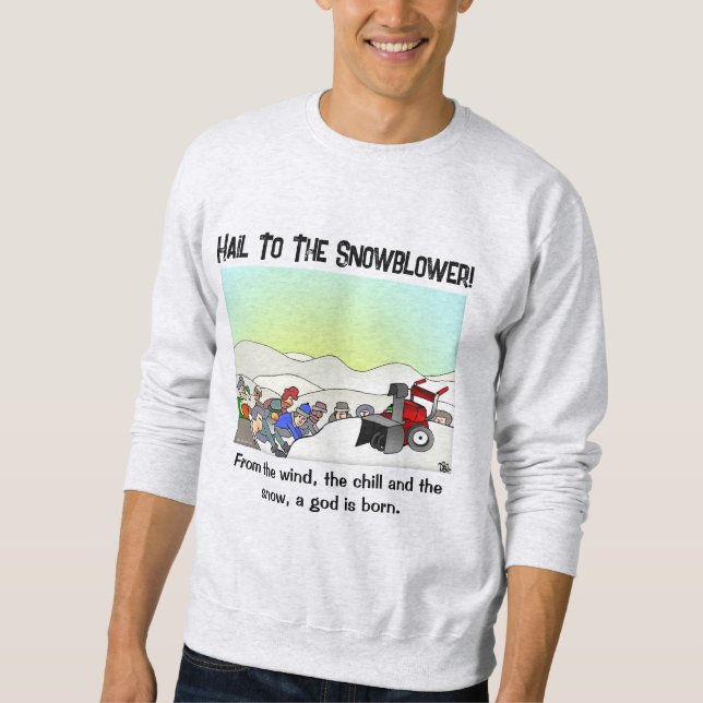 Un Dieu est né Sweatshirt masculin (Devant)