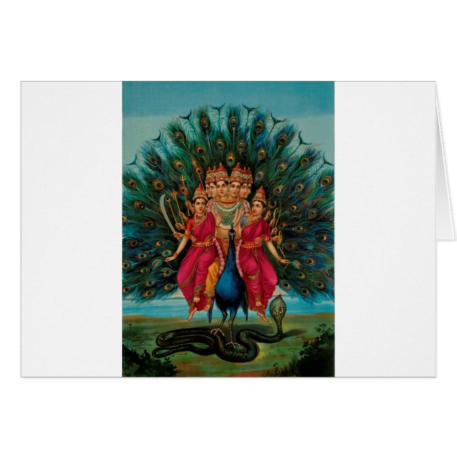 UN DIEU INDOU DE MURUGAN (Devant horizontal)