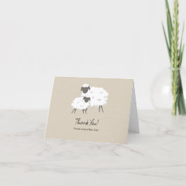 Un doux Carte de remerciements Baby shower d'agnea