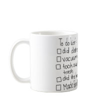 Un d'une sorte - tasse sèche faire liste