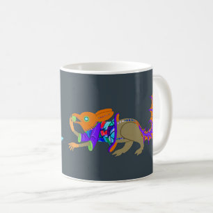Un écureuil dans une tasse de café troglodyte médi