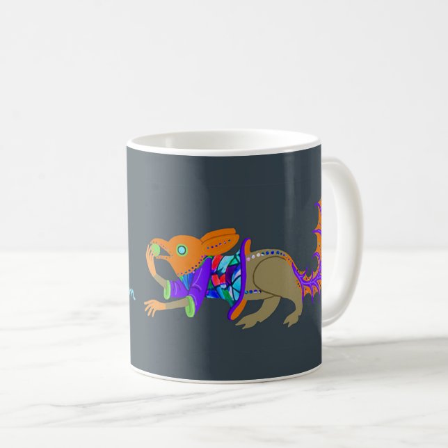 Un écureuil dans une tasse de café troglodyte médi (Devant droit)