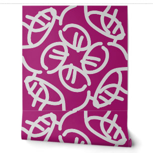Un élégant papier peint magenta "Ratti_Creative_Ar