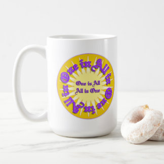 "Un en tout" blanc 15 oz de Mug
