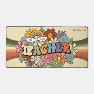 Un enseignant aimé Retro Super Floral Personnalisé