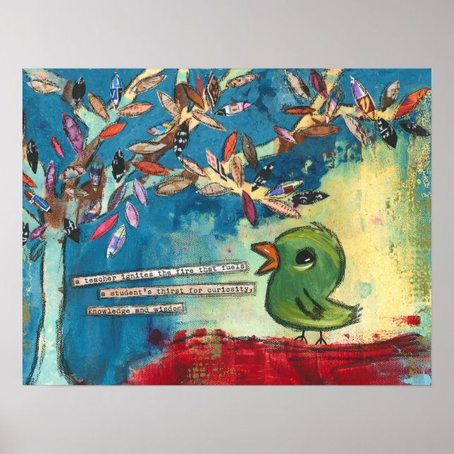 Un enseignant déclenche le feu... Affiche (Devant)