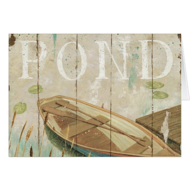 Un étang vintage (Devant horizontal)