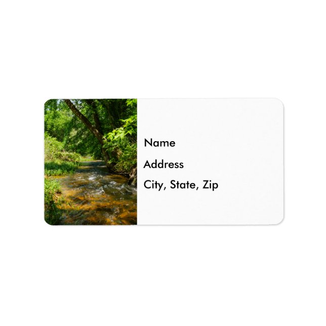 Un Étiquette de adresse de Country Creek (Devant)