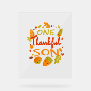 Un Fils Remerciant Chemise Famille Thanksgiving 20