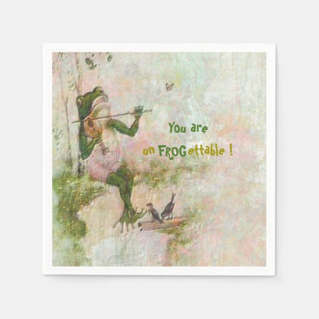 Un Frogettable Serviette (Vorderseite)