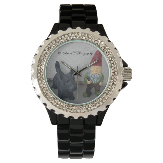 Un gnome et sa montre à chien (devant)