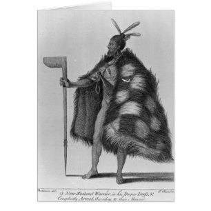 Un guerrier de la Nouvelle Zélande