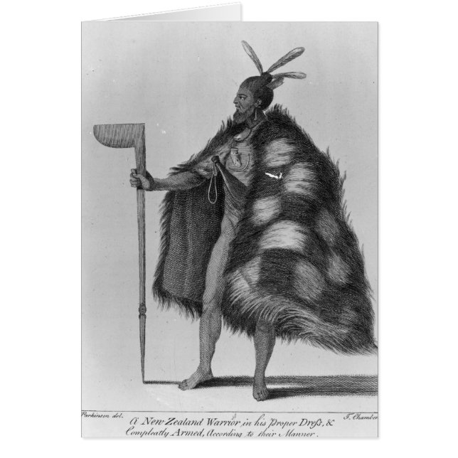 Un guerrier de la Nouvelle Zélande (Devant)