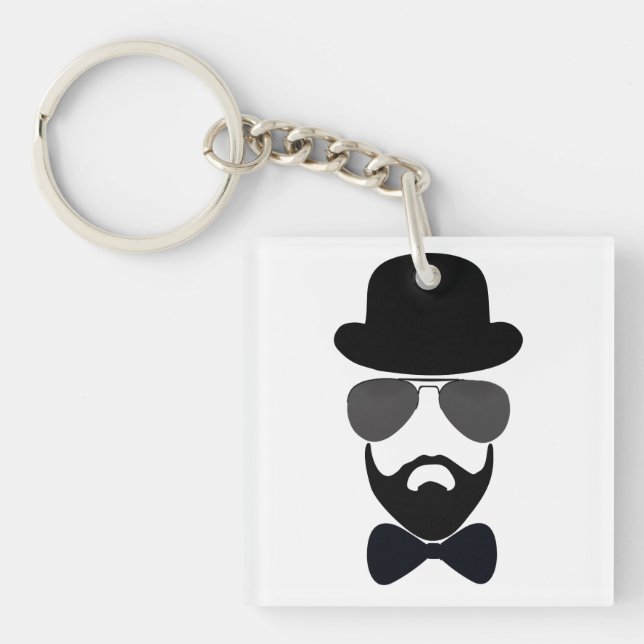 Un hombre de estilo schlüsselanhänger (Vorderseite)