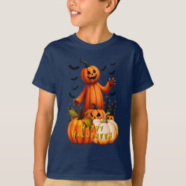 Un homme citrouille Happy Halloween T-shirt