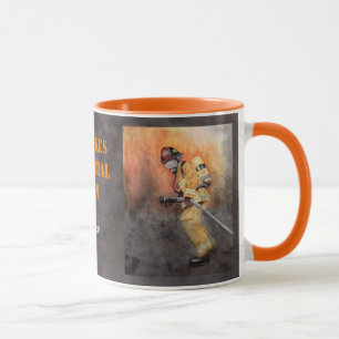 Un Homme Spécial Personnalise La Mug Des Pompiers