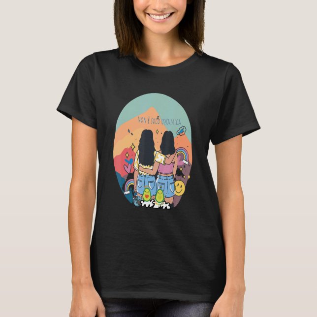 Un Idee simpatico abbraccio per amante del amicizi T-Shirt (Vorderseite)
