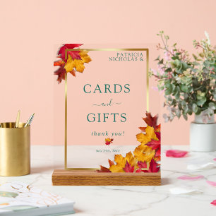 Un Imaginaire Turquoise et Automne Gold Cartes et 