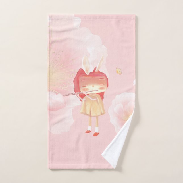 Un jardin dans mon coeur (Serviette à main)