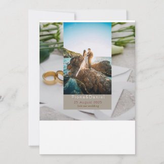 Un jour à retenir - Faire-part de mariage avec coe