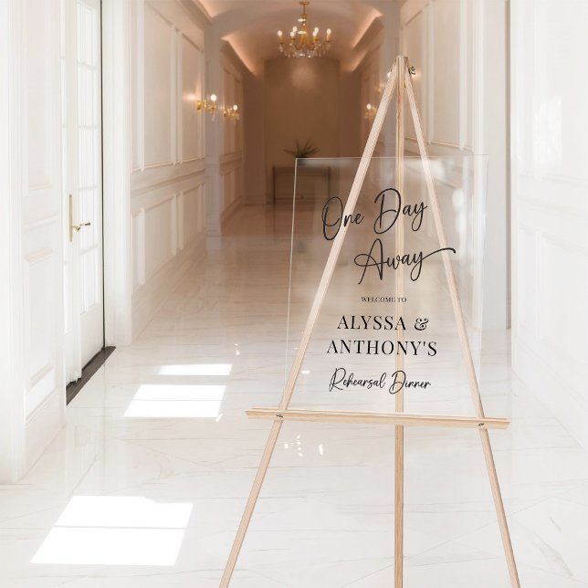 Un jour de la répétition Dîner Affiche de bienvenu (Créateur téléchargé)