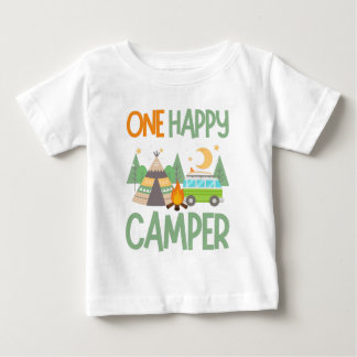 un joyeux camper premier anniversaire T-Shirt Groc