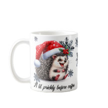 Un lil râpé avant le café Mug de Noël