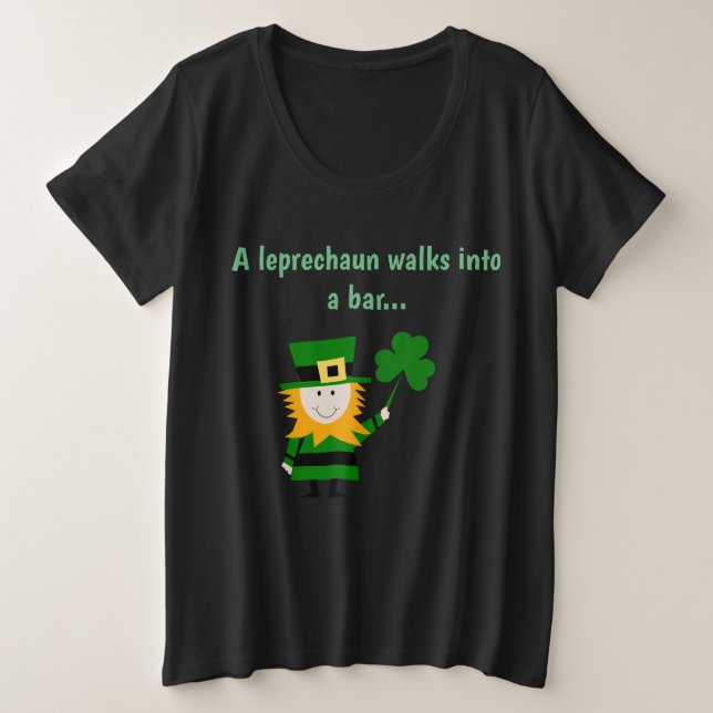 Un lutin entre dans une barre plus la chemise de (Design devant)