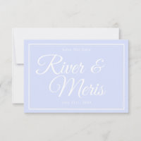 Un Mariage Bleu Enregistrer La Carte Date