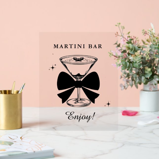 Un Martini Un Peu Plus Ancien Martini Bar Annivers (Mariage)
