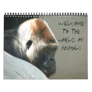 UN MONDE de calendrier d'ANIMAUX