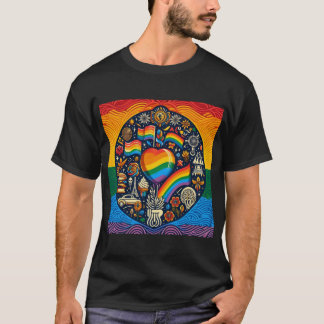 Un monde de fierté populaire Imprimer T-shirt