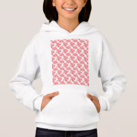 un motif à fleurs rouge et blanc sur fond blanc