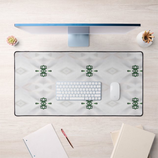 Un Motif de neige blanche et de ruban de Noël (Bureau 1)