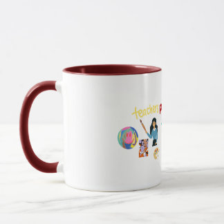 Un mug pour professeur d'art qui enseigne l'art et