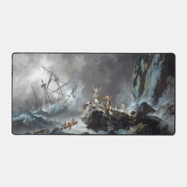 Un naufrage dans une tempête 1872 (Recto)