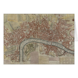 Un nouveau et précis plan des villes de Londres e