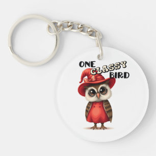 Un oiseau classe, cadeau amateur de hibou