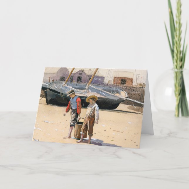 Un panier de palourdes | Winslow Homer (Devant)