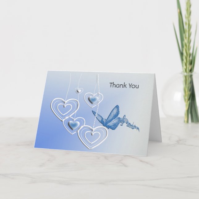 Un papillon et des cœurs (Devant)